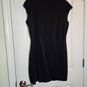 Divided Elegant Black Mini Dress